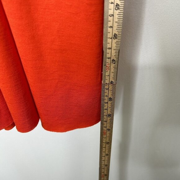 Zara Orange Maxi Dress Womens Size Small Sleeveless - Picture 7 of 9